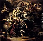 The Royal Hunt Of Dido And Aeneas by Francesco Solimena